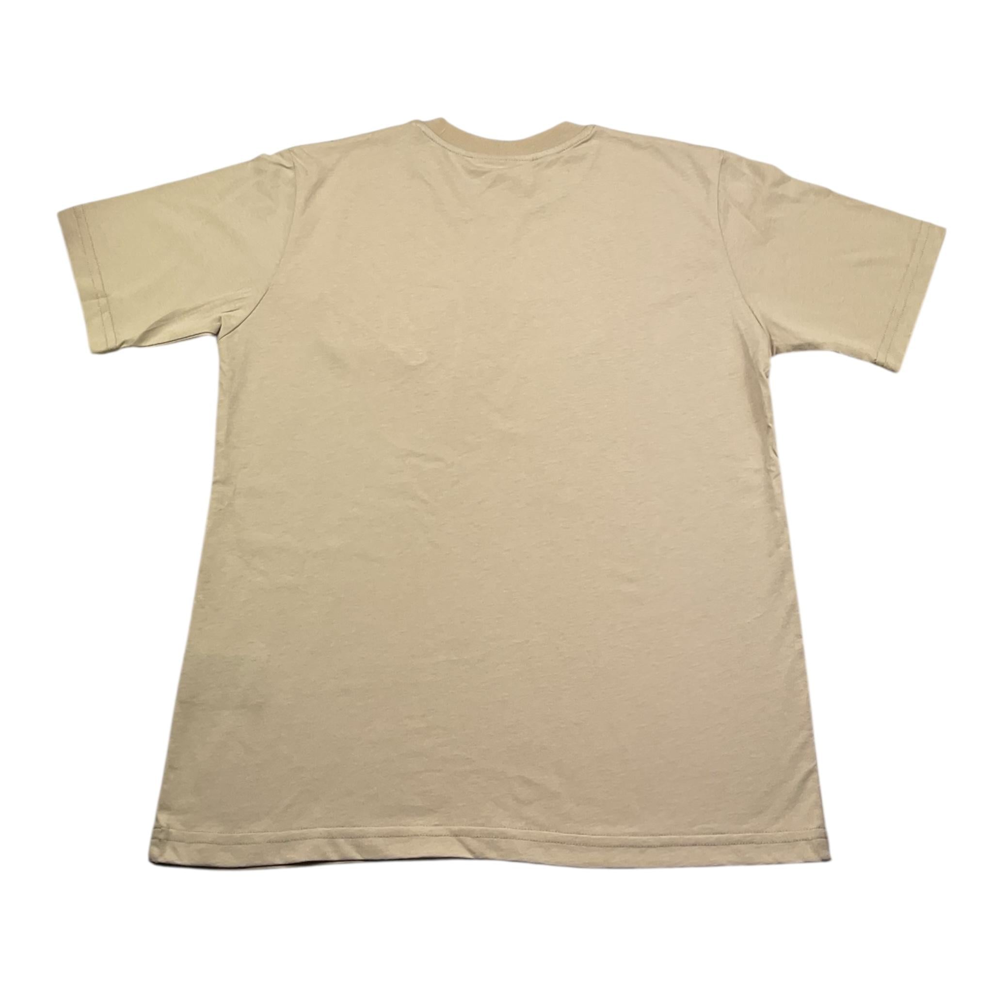 YES LONDON t-shirt girocollo tinta unita con logo Beige per Bambino JR2113 BEIGE YES LONDON