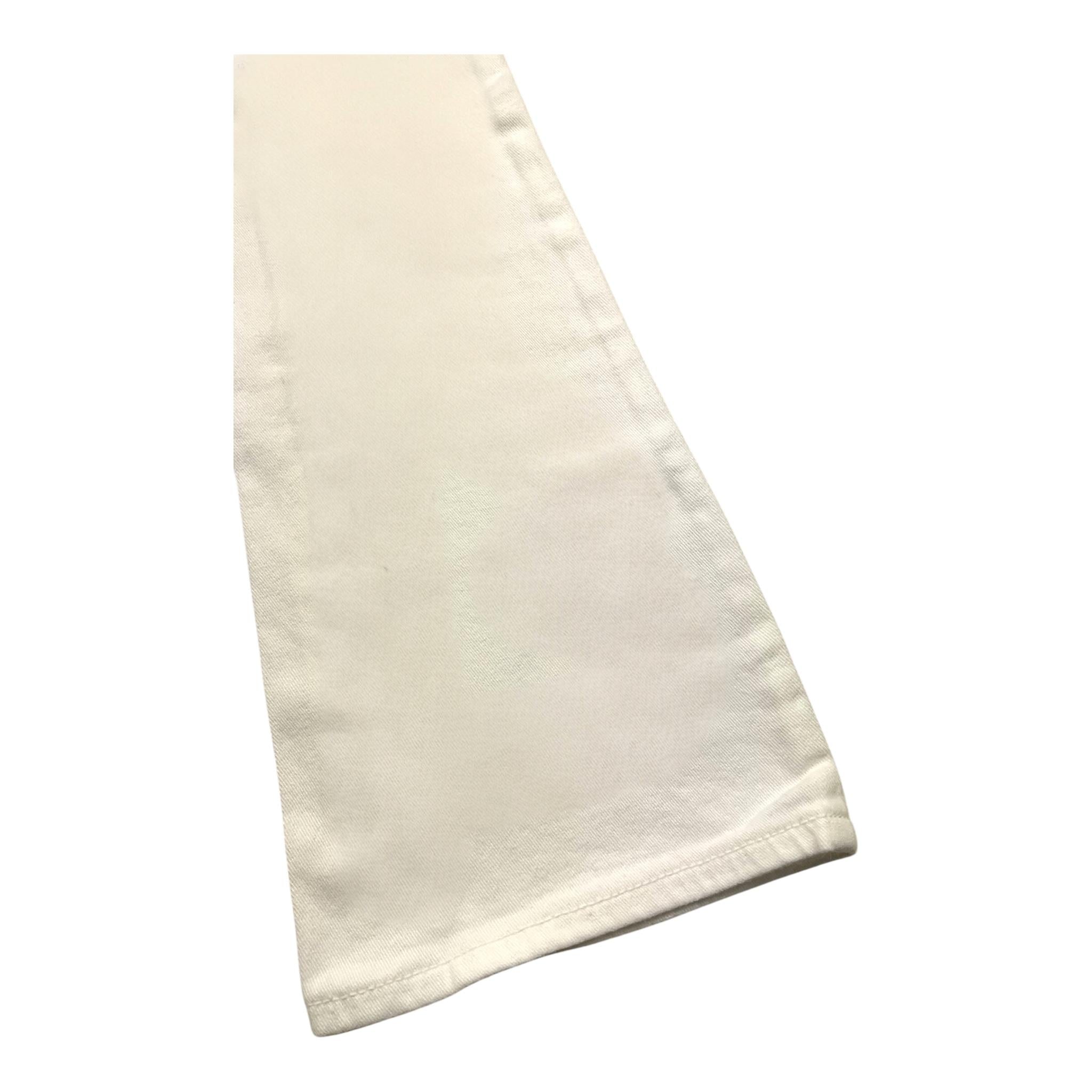 LEVIS jeans tinta unita modello zampa Bianco per Bambina 4EG970 BIANCO LEVIS