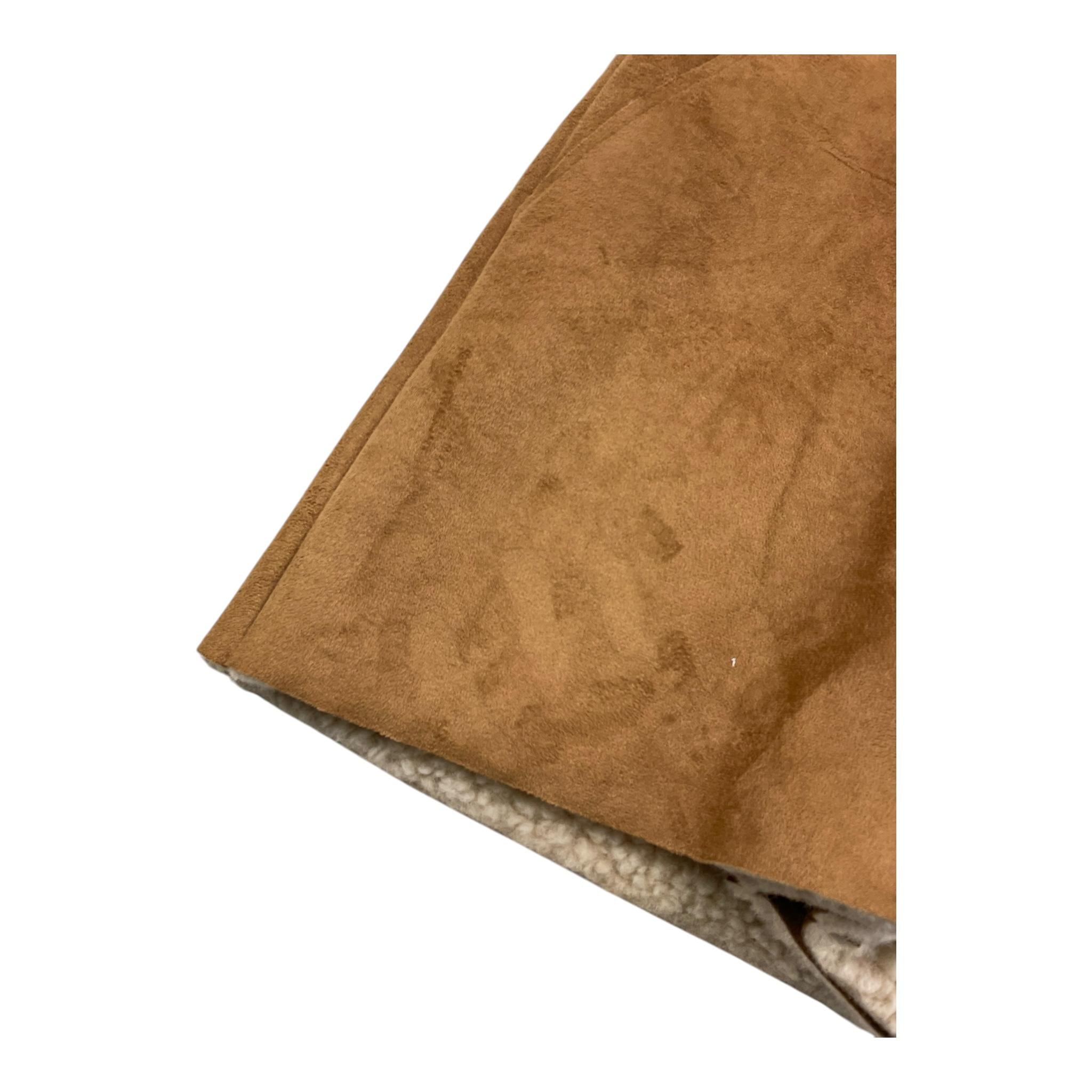 DOU DOU short tinta unita con pelliccia interna Marrone per Bambina DV6A06 MARRONE DOU DOU