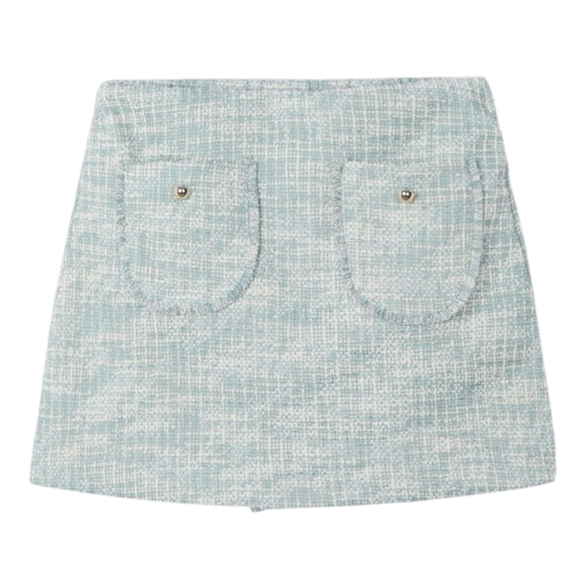 MAYORAL short tinta unita con tasche Verde per Bambina 4908XX VERDE MAYORAL