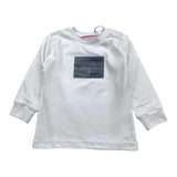 CESARE PACIOTTI shirt girocollo tinta unita con stampa Bianco per Neonato TSP5371B BIANCO CESARE PACIOTTI