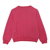GAELLE felpa chiusa girocollo tinta unita con stampa glitterata Fuxia per Bambina 2741F00341XX FUXIA GAELLE