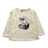 EBITA shirt girocollo tinta unita Bianco per Neonata SHRV BIANCO EBITA