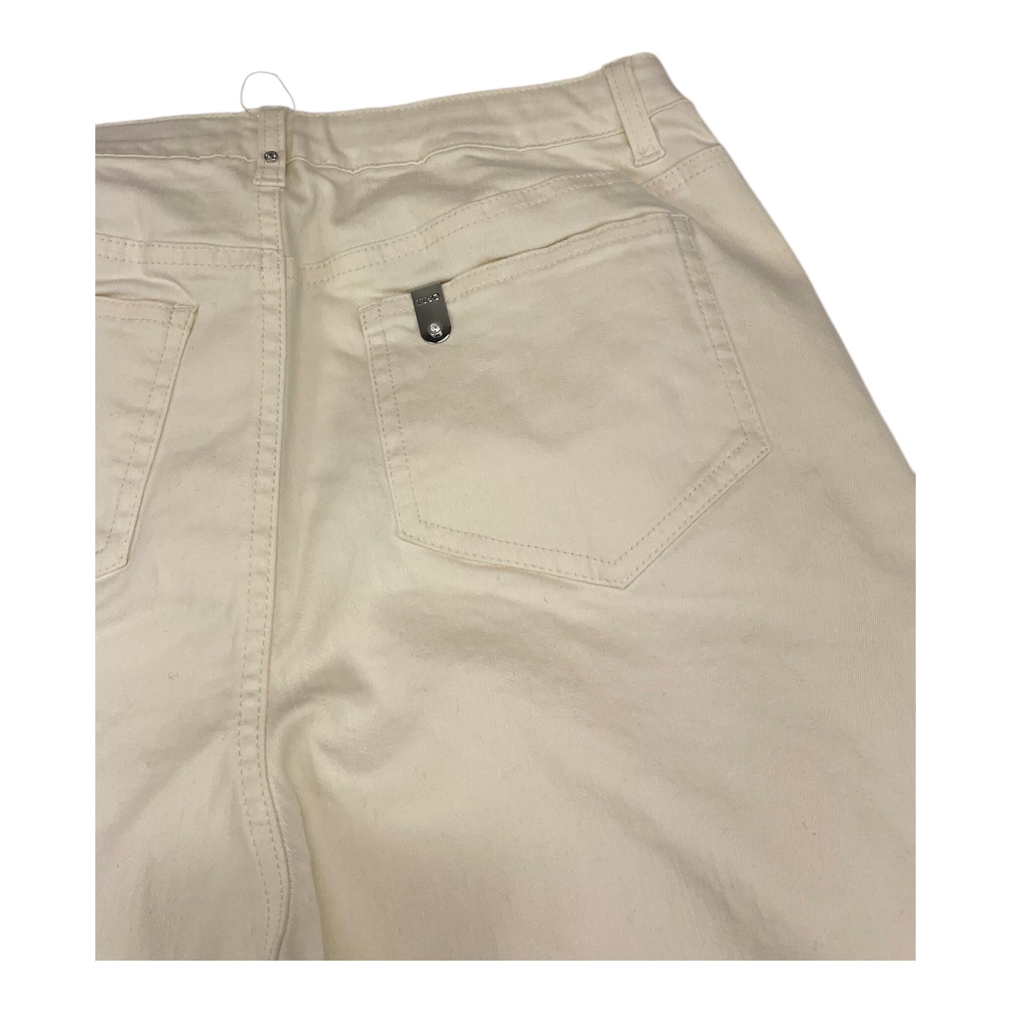 LIU JO pantalone tinta unita modello palazzo Panna per Bambina GF4192 PANNA LIU JO