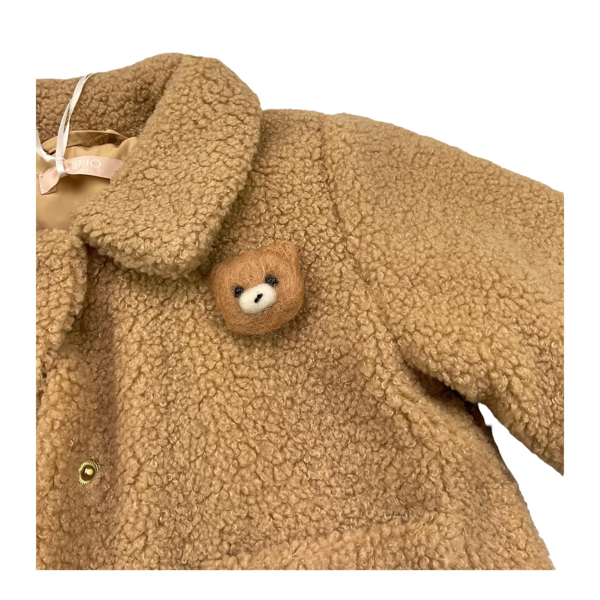 LIU JO cappotto tinta unita con cappuccio Beige per Neonata HF4028X BEIGE LIU JO