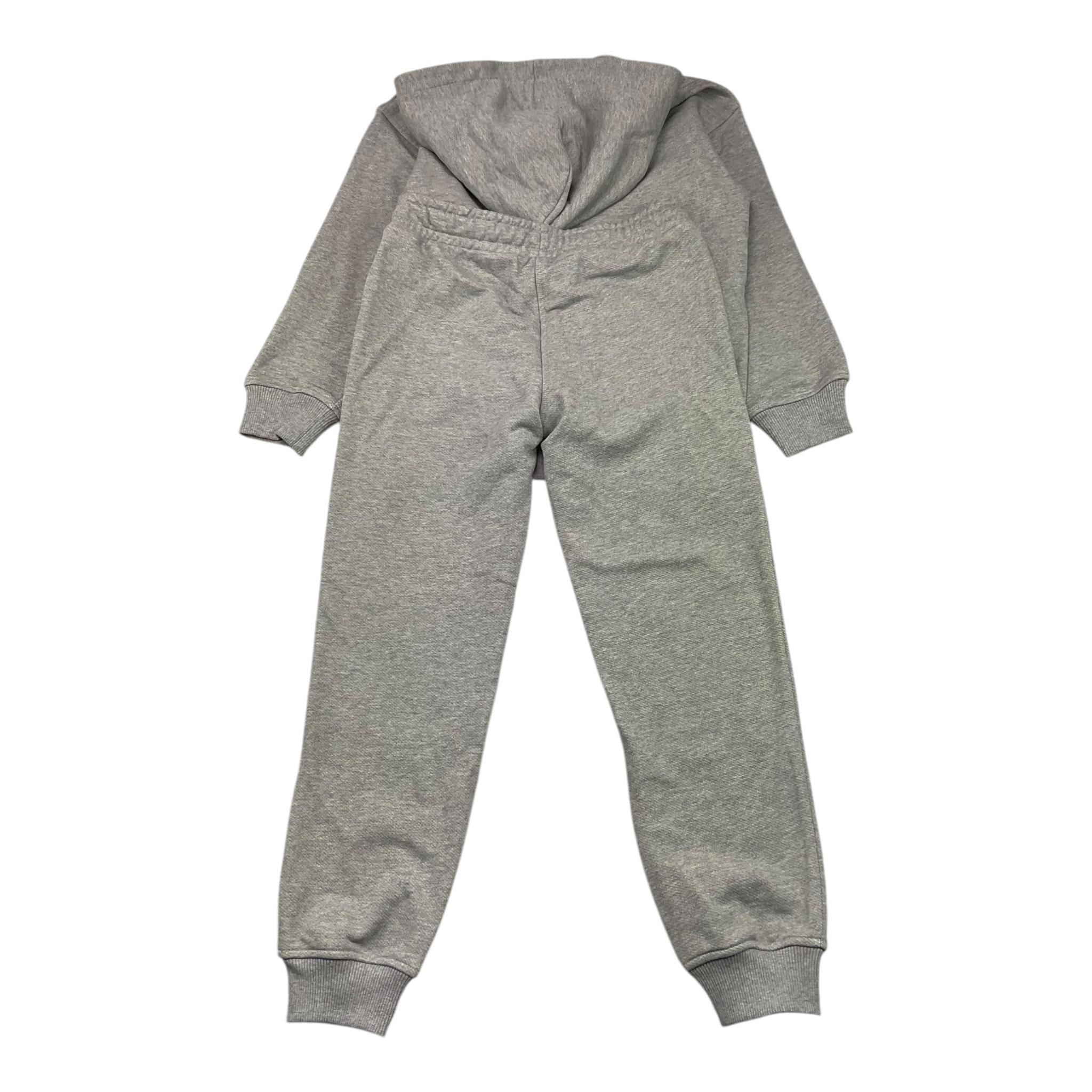 MOSCHINO completo 2pz tinta unita felpa-pantalone Grigio per Bambino HUK04C GRIGIO MOSCHINO