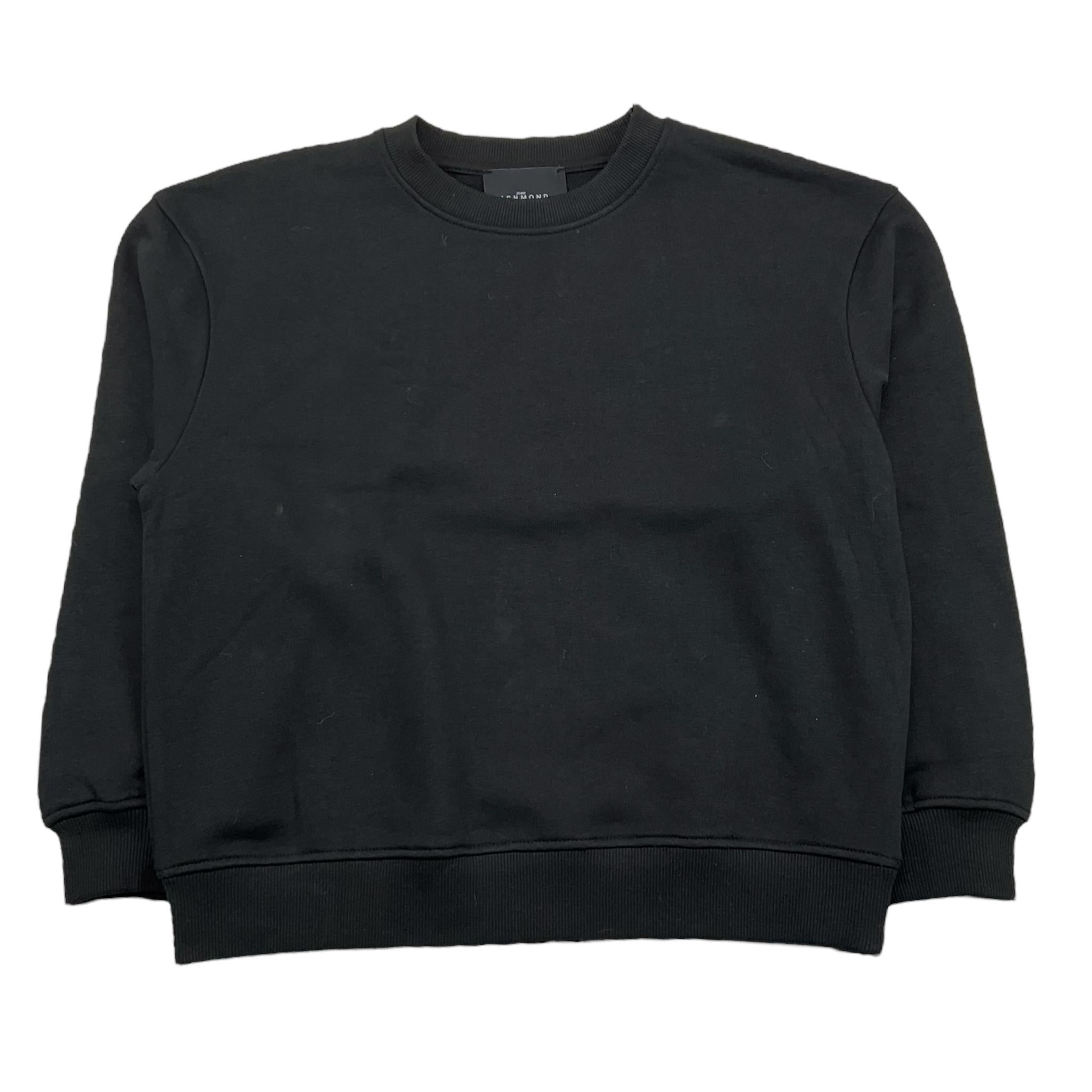 JOHN RICHMOND felpa chiusa con girocollo tinta unita Nero per Bambino RBA25184FE NERO JOHN RICHMOND