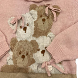 LE BEBE' tutina bicolore con stampa Rosa/beige per Neonata LBG5976 ROSA/BEIGE LE BEBE'