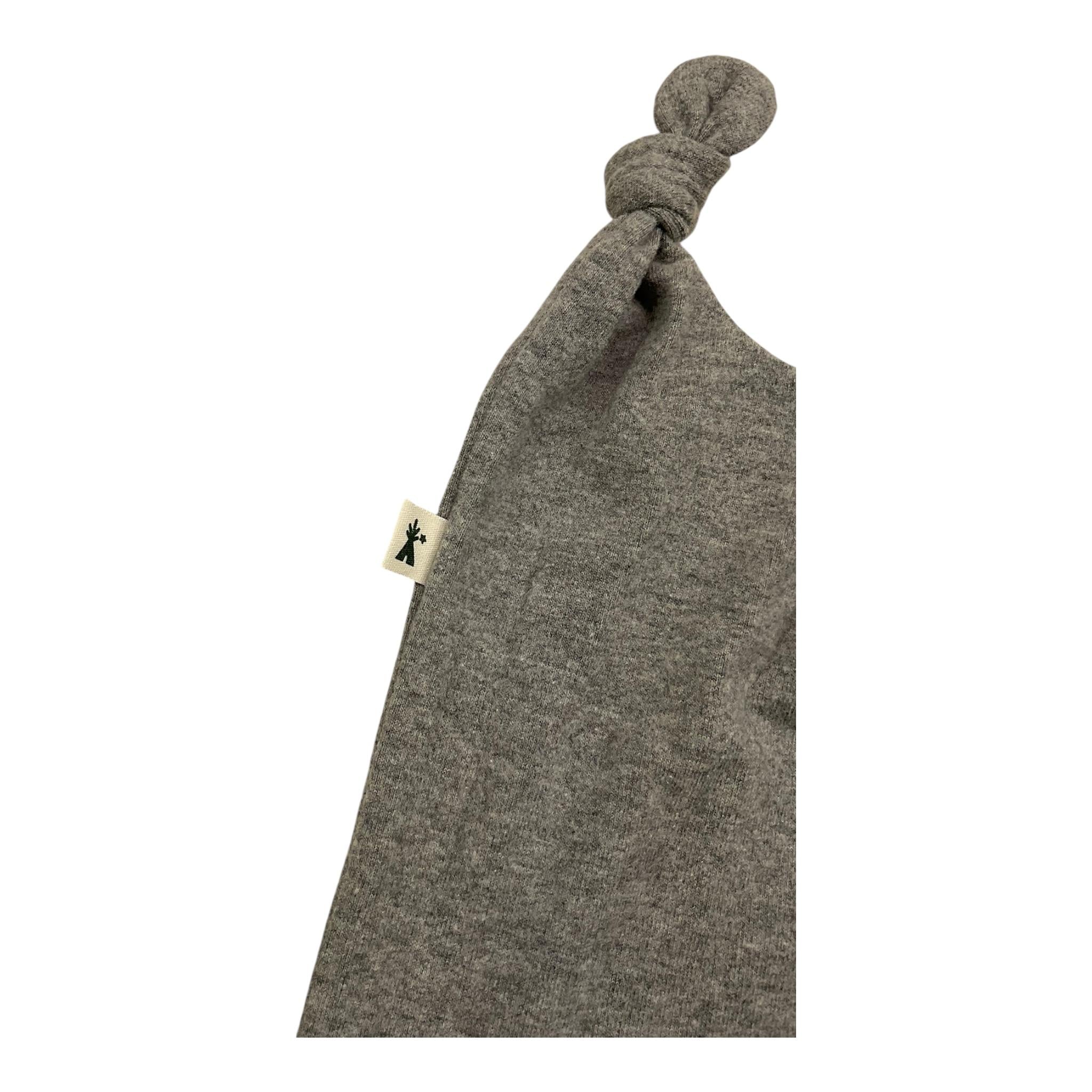 PETIT INDI cappello tinta unita Grigio per Neonato AW24A9703 GRIGIO PETIT INDI