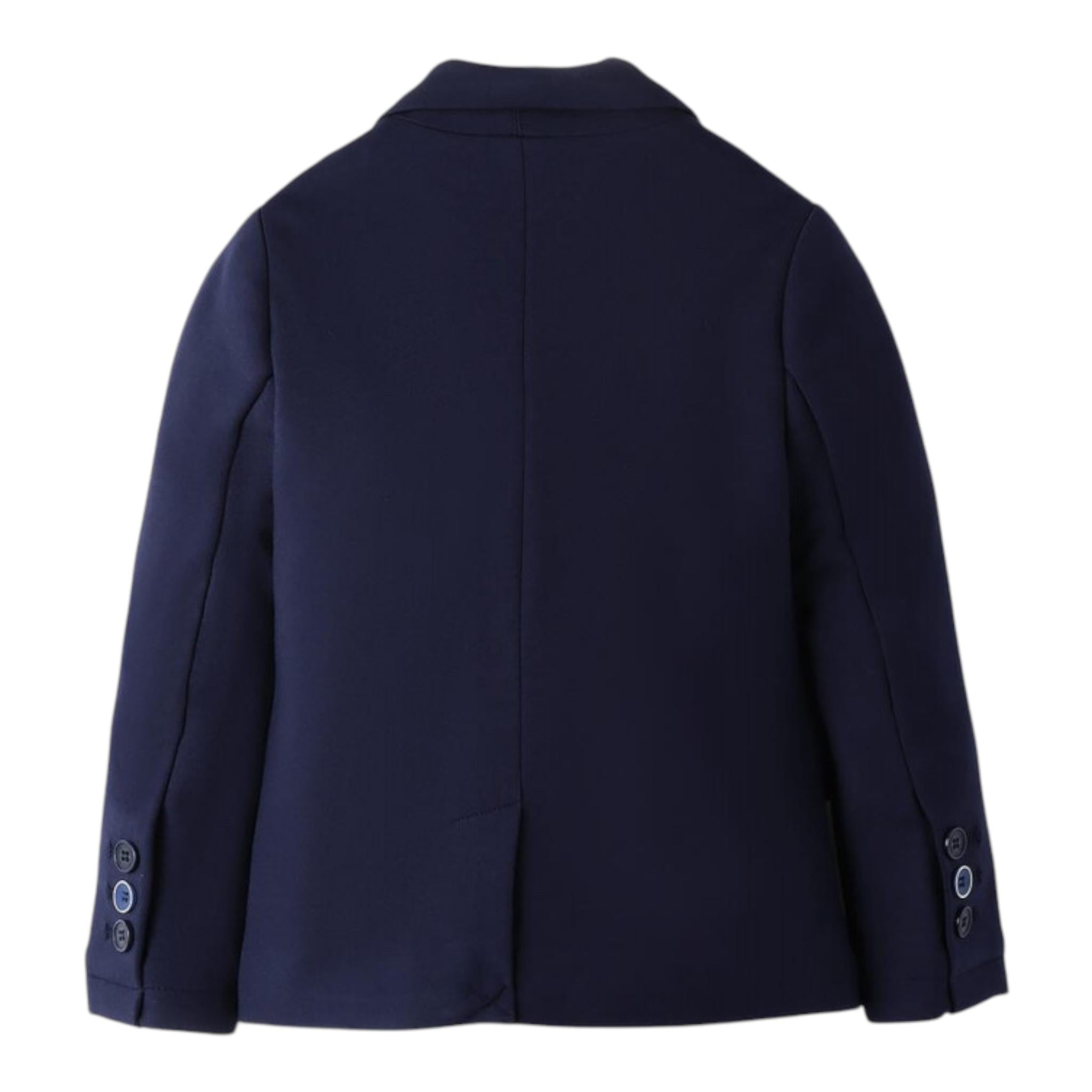 SARABANDA giacca tinta unita con bottoni Blu per Bambino A180 BLU SARABANDA