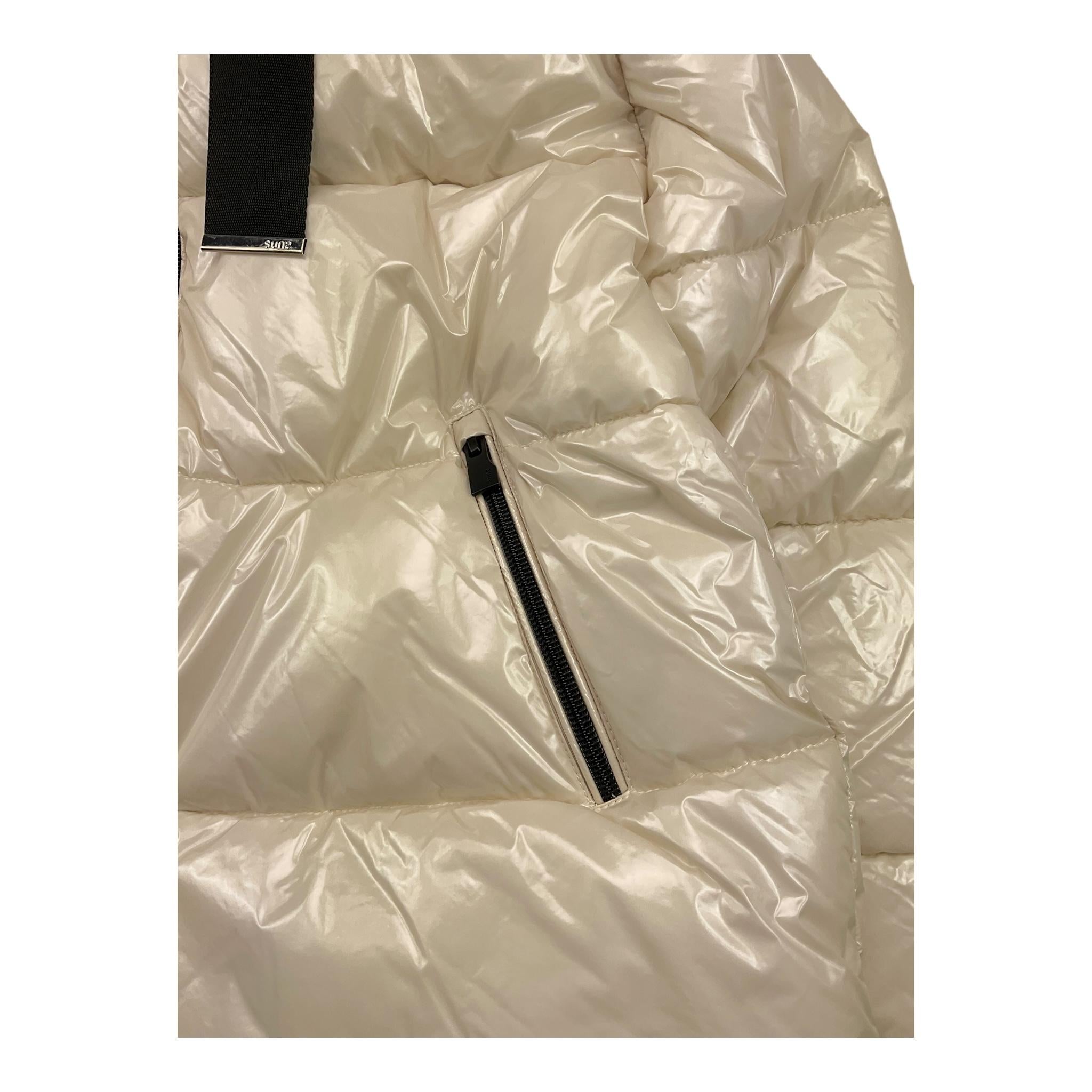 SUNS giubbino tinta unita con zip e cappuccio Beige per Bambina GBS5360D BEIGE SUNS