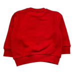 ICEBERG felpa chiusa girocollo tinta unita con stampa Rosso per Neonato MFICE5315S ROSSO ICEBERG