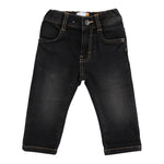 TIMBERLAND jeans tinta unita con girovita regolabile Nero per Neonato T60270 NERO TIMBERLAND