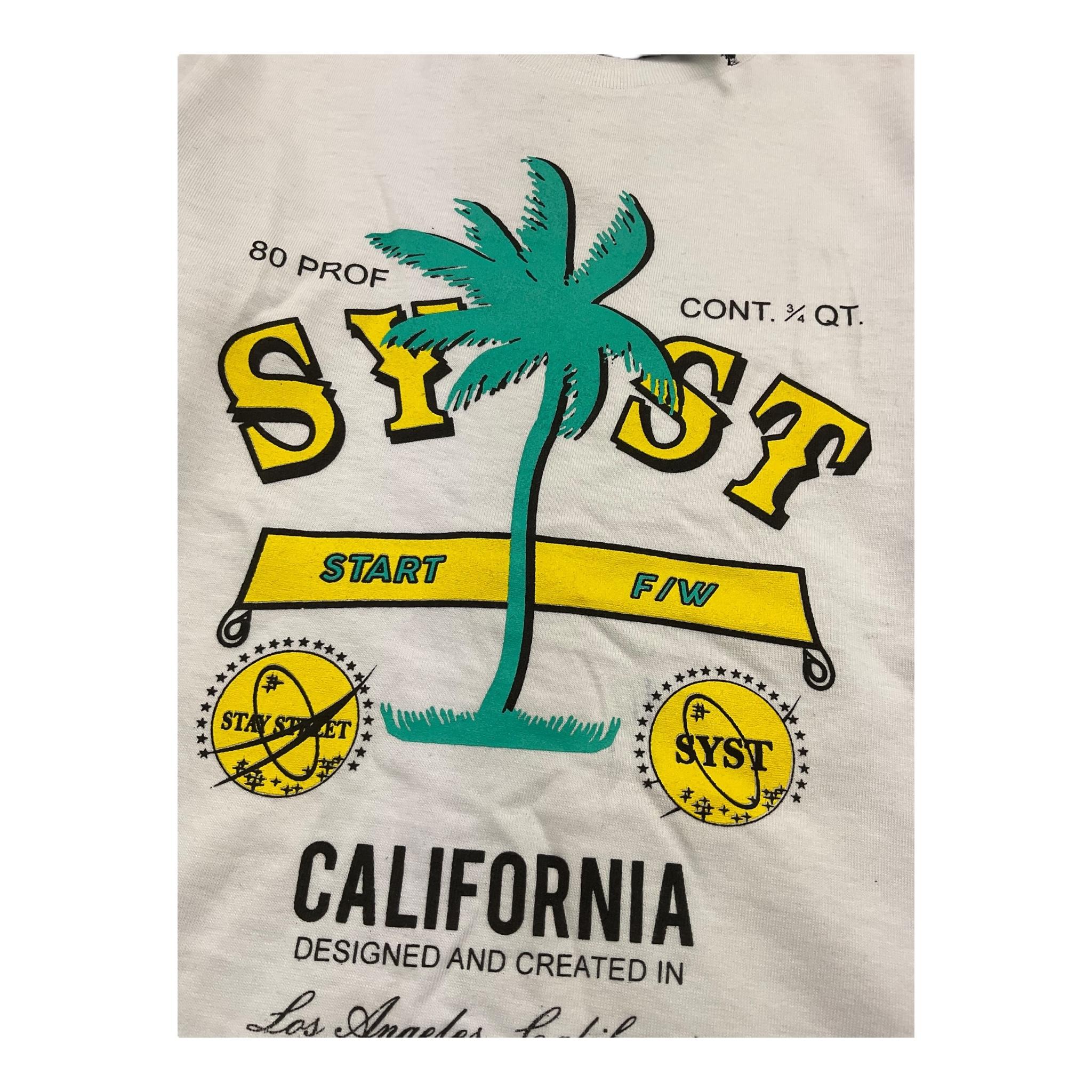 STAY STREET shirt girocollo tinta unita constampe Bianco per Bambino TB807ML BIANCO STAY STREET