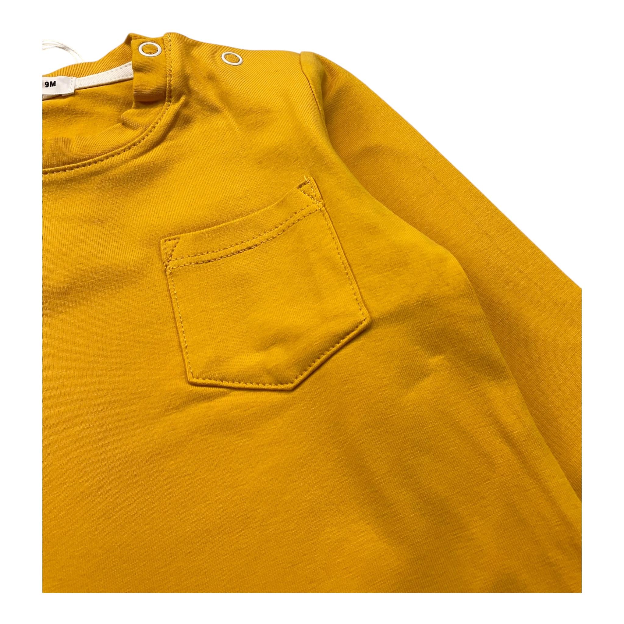 Y-CLU shirt girocollo tinta unita con taschino Giallo per Neonato BYN10738 GIALLO Y-CLU