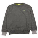 SUN68 maglia girocollo tinta unita con logo e toppe Grigio per Neonato K44327N GRIGIO SUN68