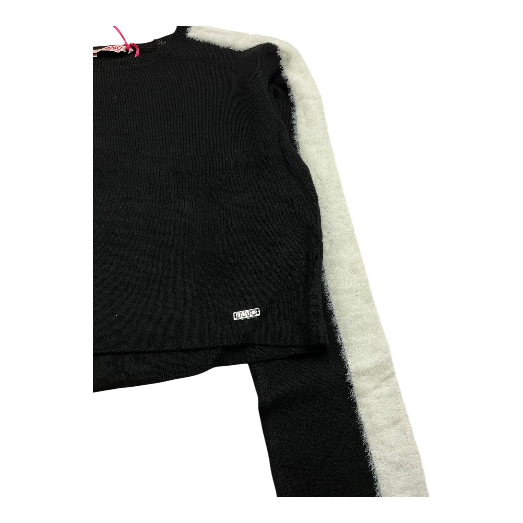 LIU JO completo 2 pezzi maglia-pantalone modello zampa Nero per Bambina GF4135XX NERO LIU JO