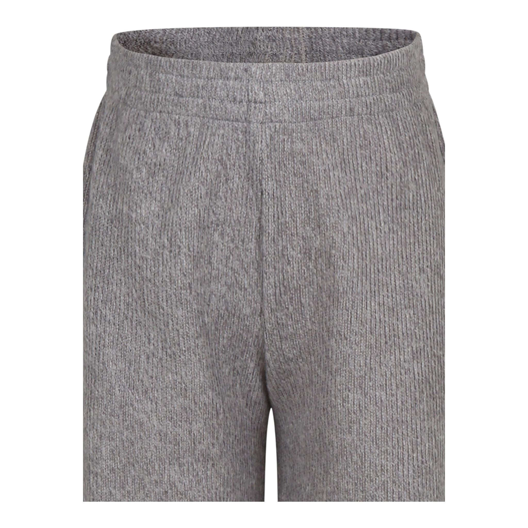 CAFFE' D'ORZO pantalone modello a palazzo con elastico in vita Grigio per Bambina ZV6A70 GRIGIO CAFFE' D'ORZO
