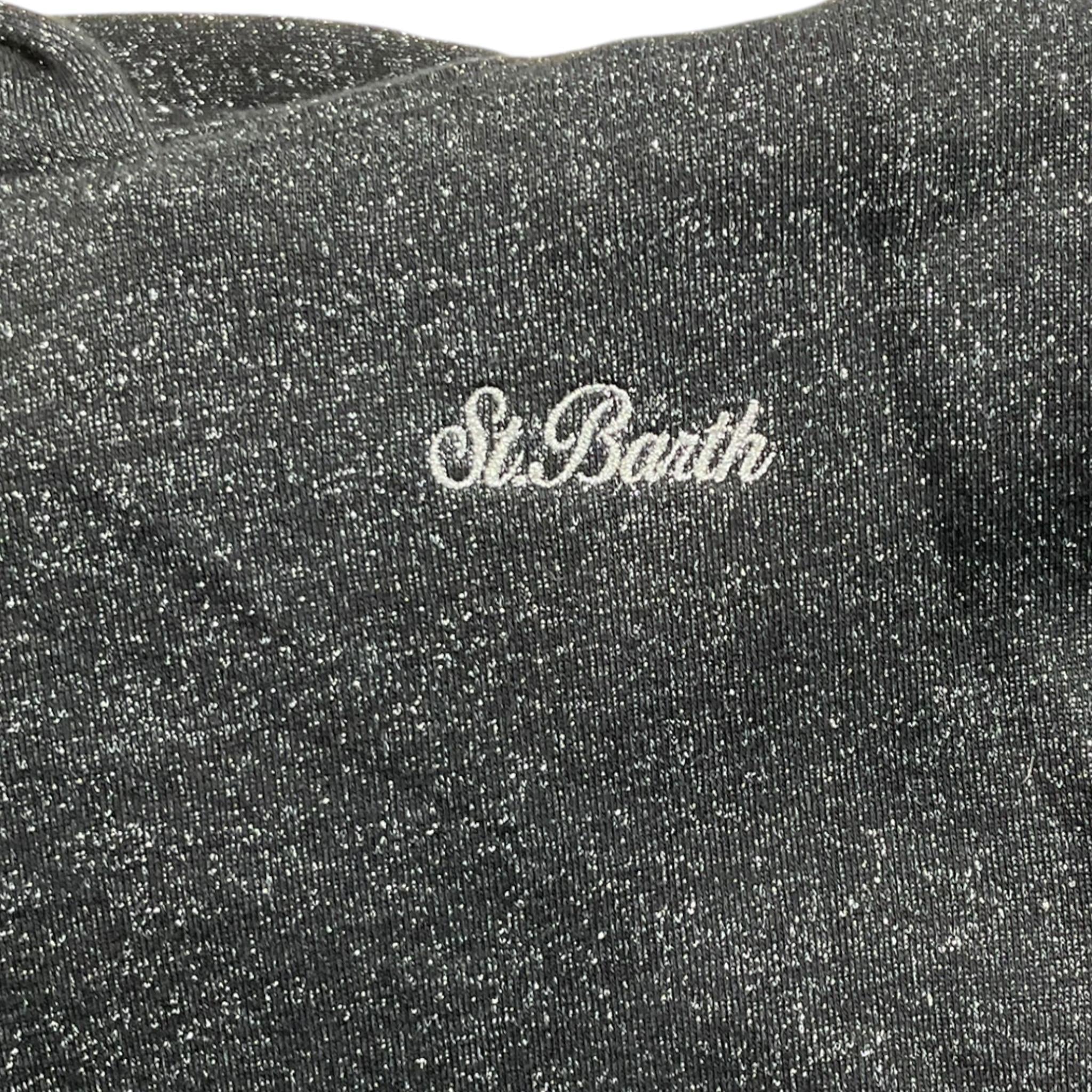 SAINT BARTH felpa tinta unita con cappuccio Nero per Bambina MINDY NERO SAINT BARTH