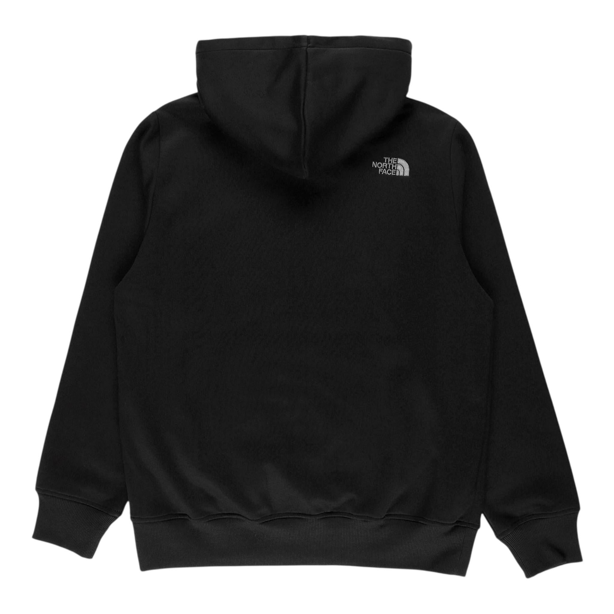THE NORTH FACE felpa chiusa con cappuccio tinta unita con logo Nero per Bambino NF0A89HHJKE NERO THE NORTH FACE