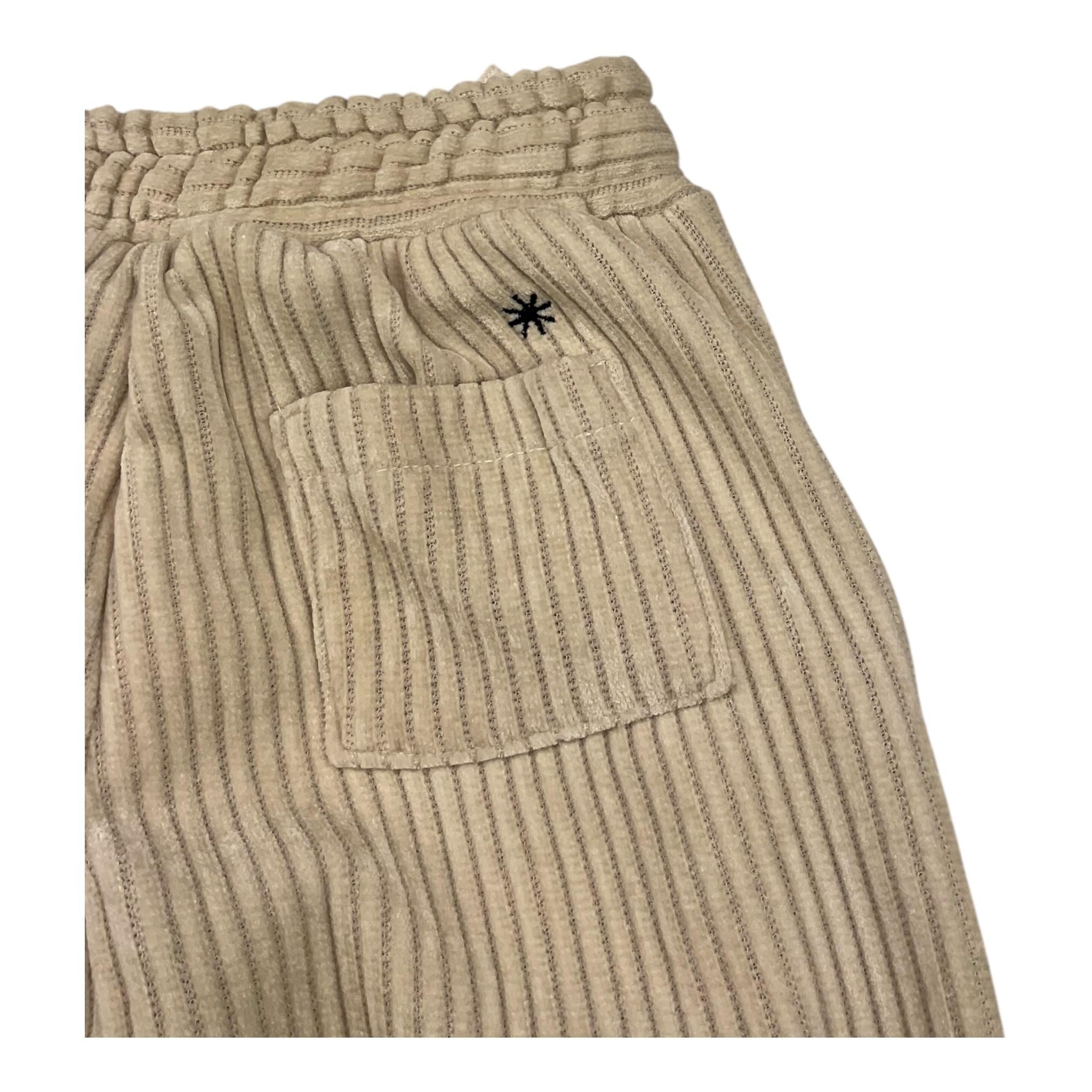 MANUEL RITZ pantalone tinta unita cn elastico in vita in velluto Beige per Neonato MR2836 BEIGE MANUEL RITZ