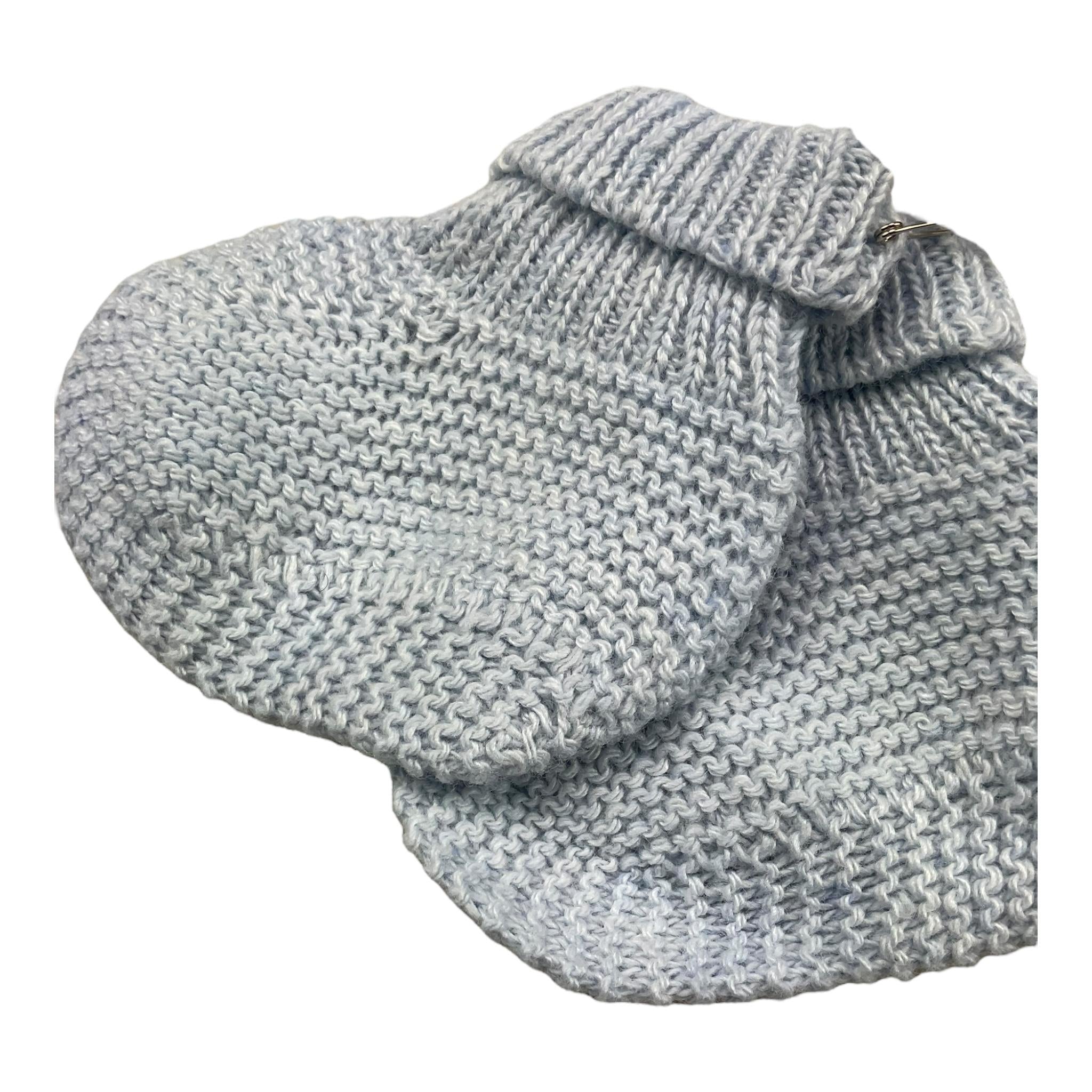 LE BEBE' babbucce tinta unita Azzurro per Neonato LBB5053 AZZURRO LE BEBE'