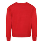 JOHN RICHMOND maglia girocollo tinta unita con stampa logo Rosso per Bambino RBA24066MA ROSSO JOHN RICHMOND