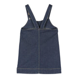 ELISABETTA FRANCHI salopette in denim tinta unita con tasche in contrasto Blu per Bambina EFAB545 BLU ELISABETTA FRANCHI