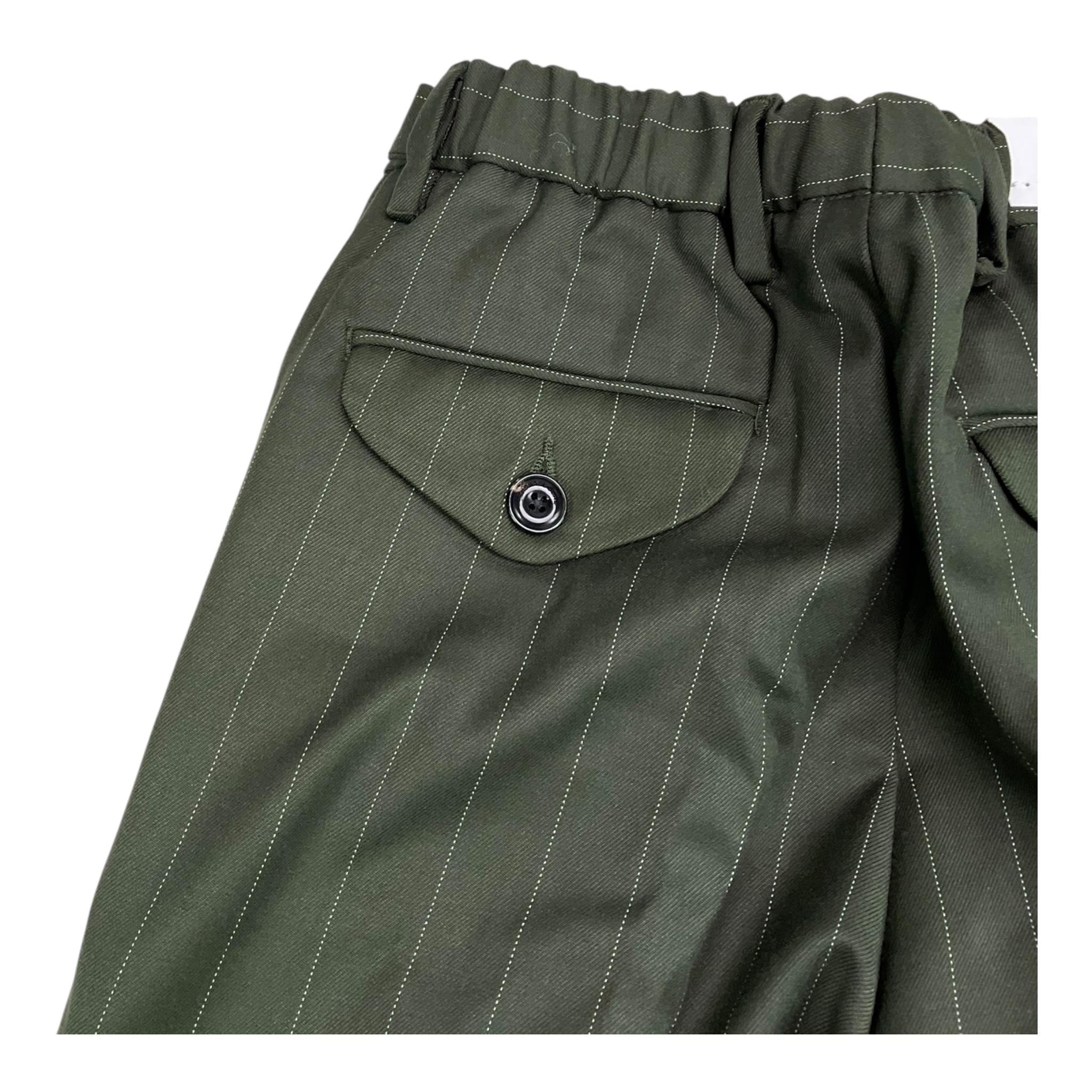 MICHAEL COAL pantalone tinta unita con elastico in vita Verde per Bambino YOUFR7147F24 VERDE MICHAEL COAL