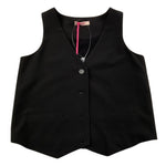 LIU JO gilet tinta unita Nero per Bambina GF4144 NERO LIU JO