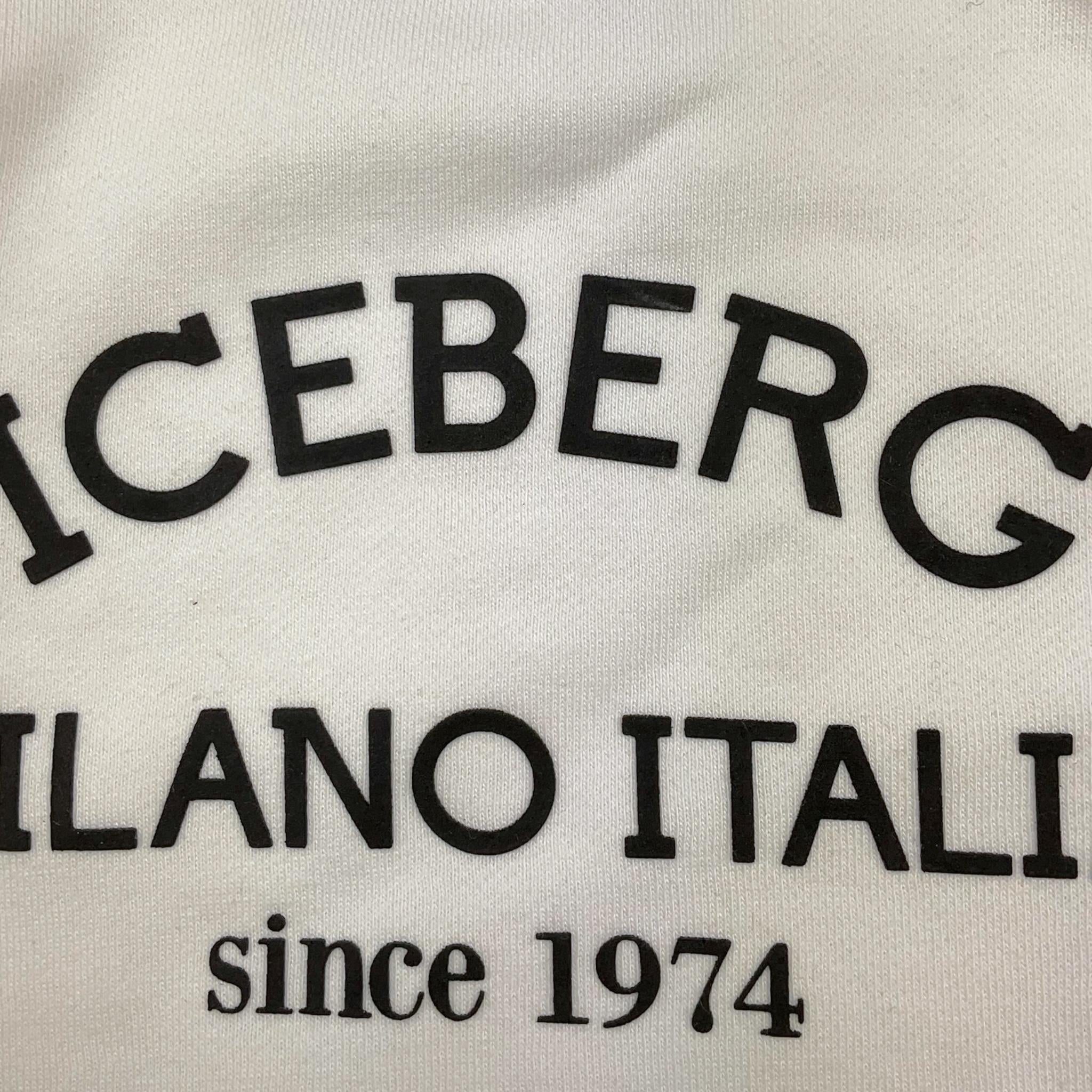 ICEBERG completo 2pz tinta unita felpa-pantalone Bianco per Neonato COMICE5300B BIANCO ICEBERG