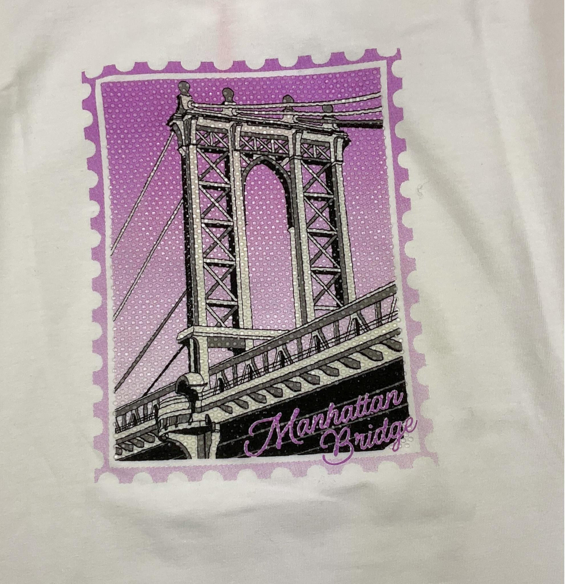 LIU JO shirt girocollo tinta unita con stampa Bianco per Bambina GF4031J0088 BIANCO LIU JO