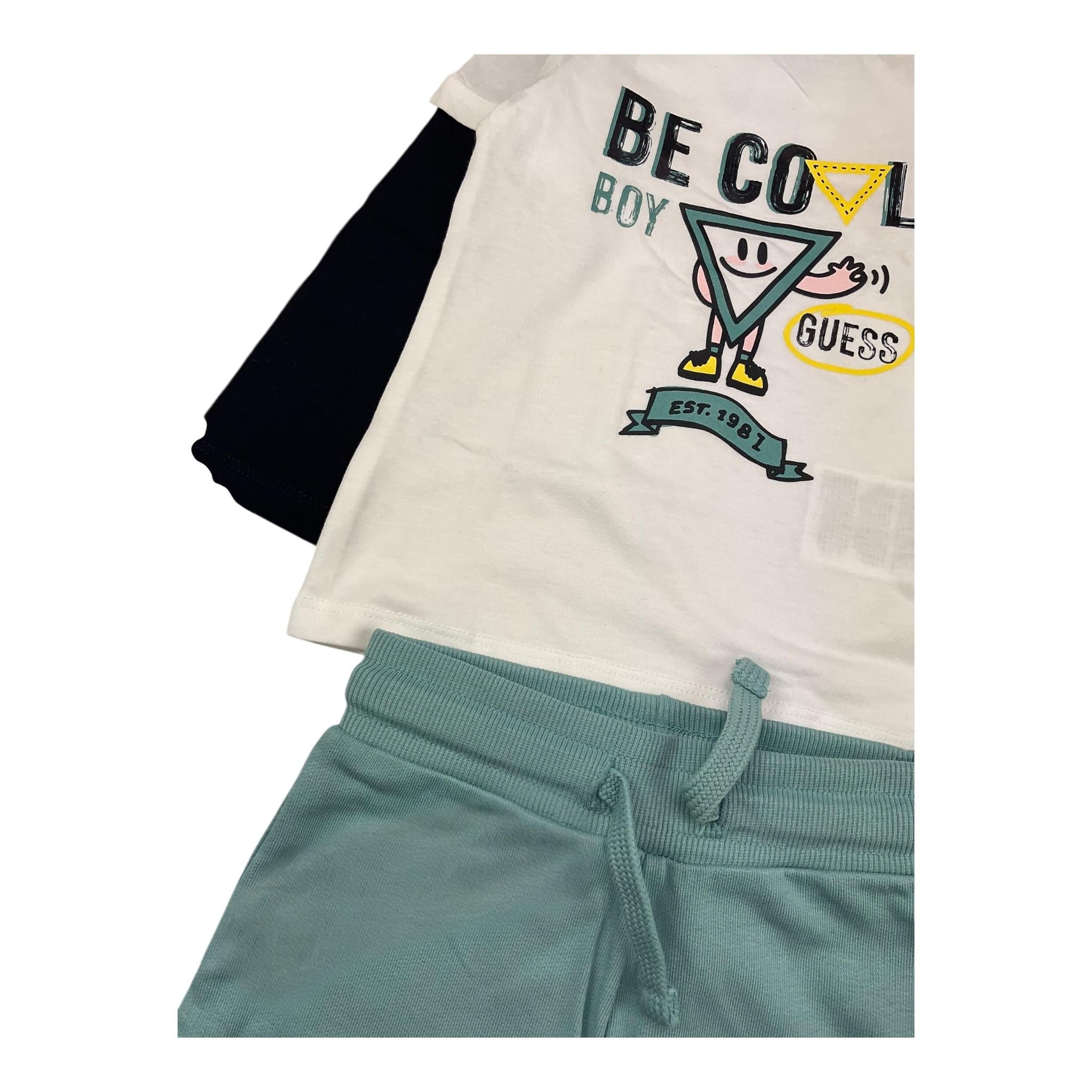 GUESS completo 2 pezzi shirt-pantalone Bianco per Neonato I4YG15AK8HM3 BIANCO GUESS