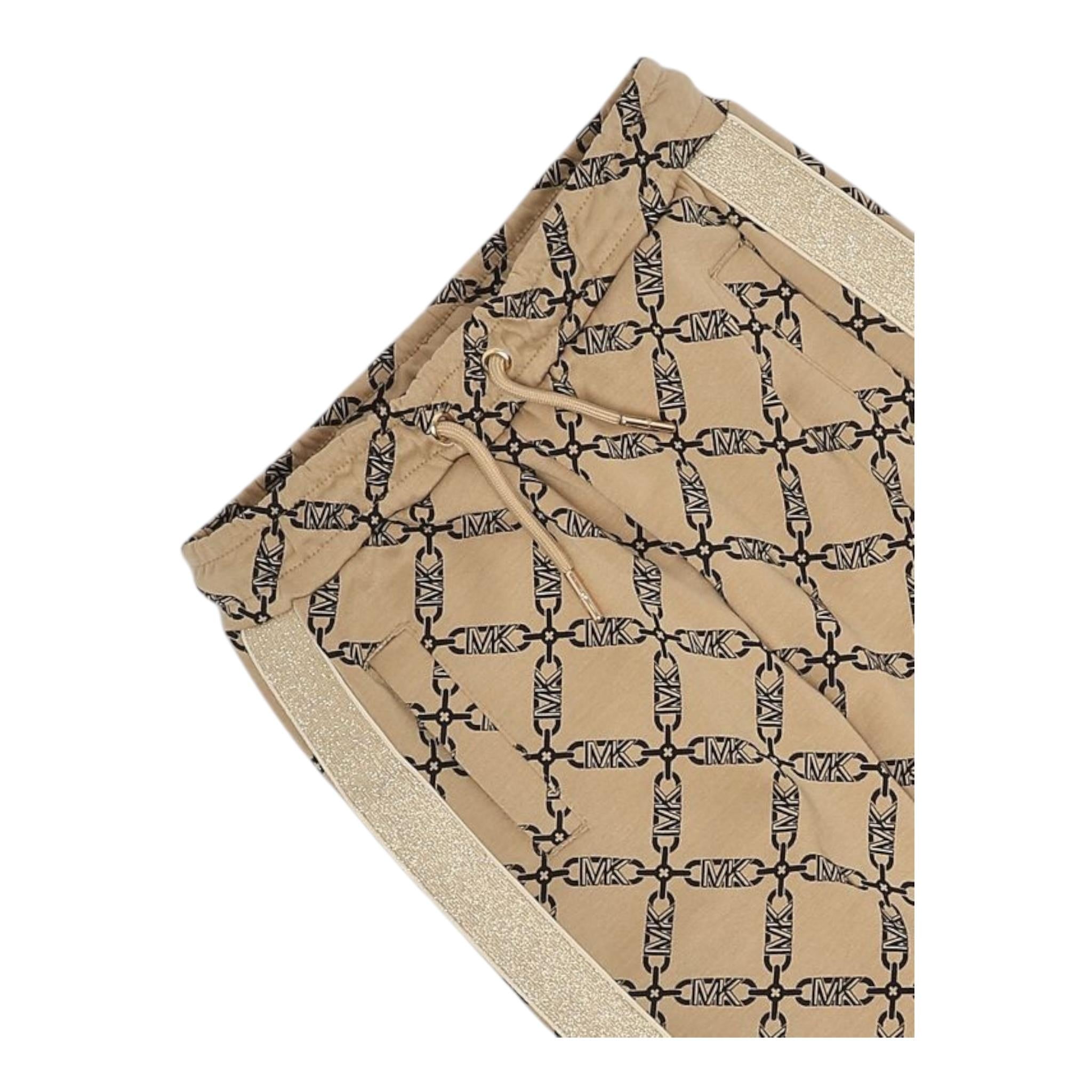 MICHAEL KORS pantalone modello tuta tinta unita logato Beige per Bambina R30181 BEIGE MICHAEL KORS