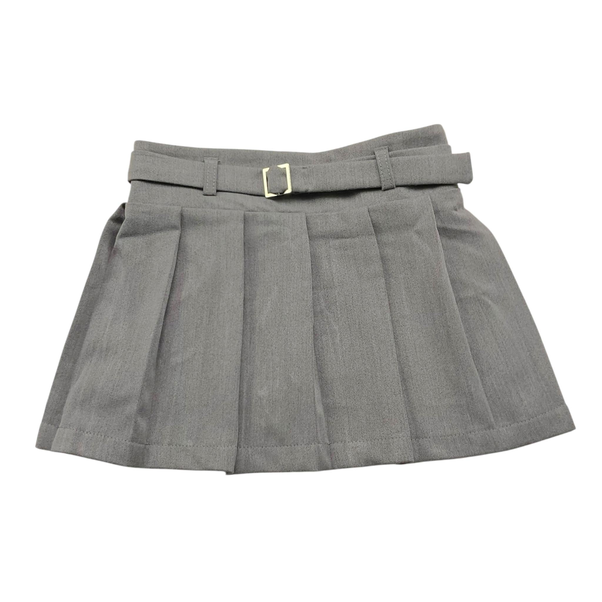 LU LU BY MISS GRANT short modello gonna tinta unita Grigio per Bambina LL3252 GRIGIO LU LU BY MISS GRANT