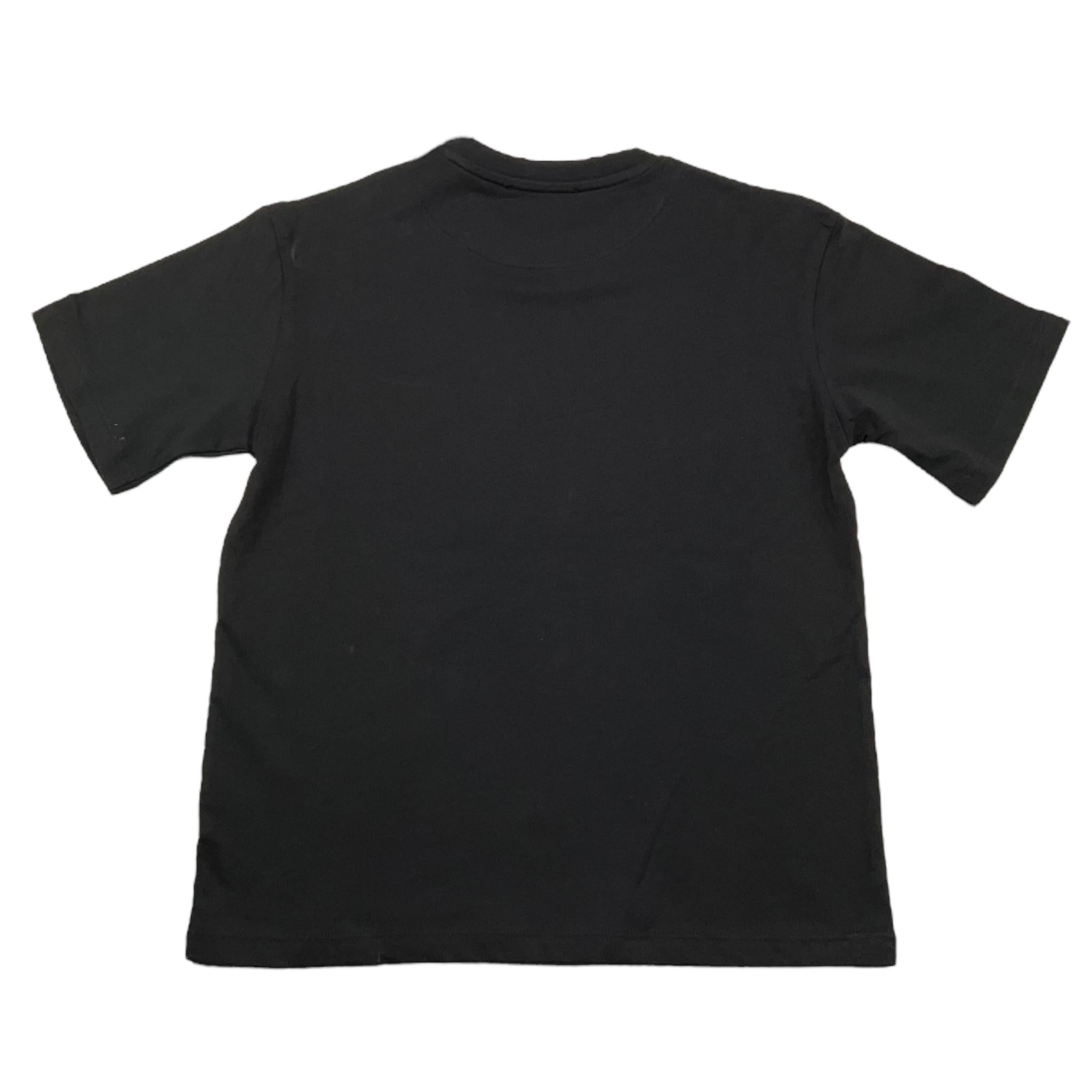 JOHN RICHMOND t-shirt girocollo tinta unita con stampa in contrasto Nero per Bambina RGA25197TS NERO JOHN RICHMOND