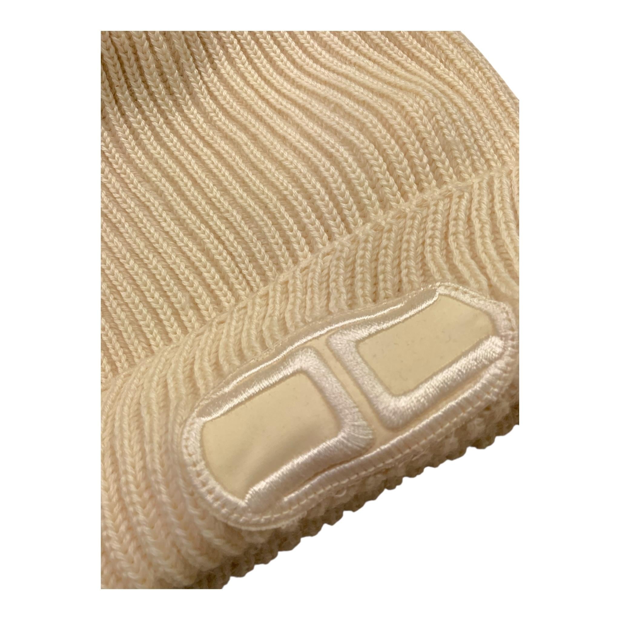 ELISABETTA FRANCHI cappello tinta unita con logo Panna per Bambina EFCP07 PANNA ELISABETTA FRANCHI
