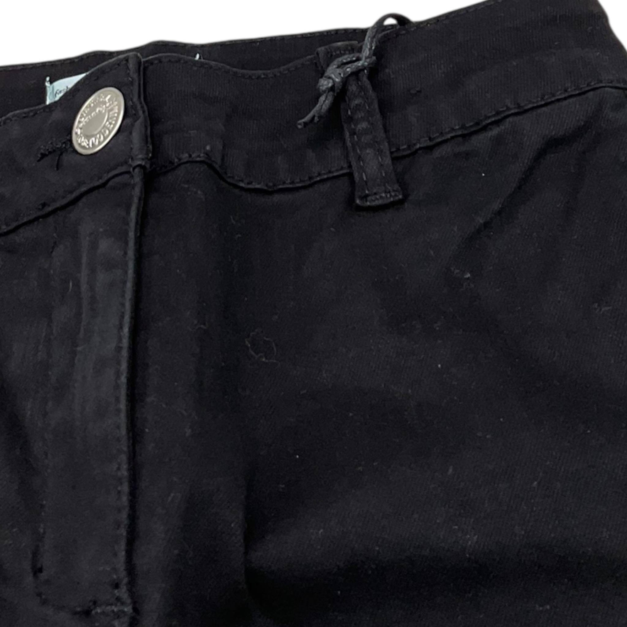 TO be too jeans tinta unita con girovita regolabile Nero per Bambina TBT2449 NERO TO be too