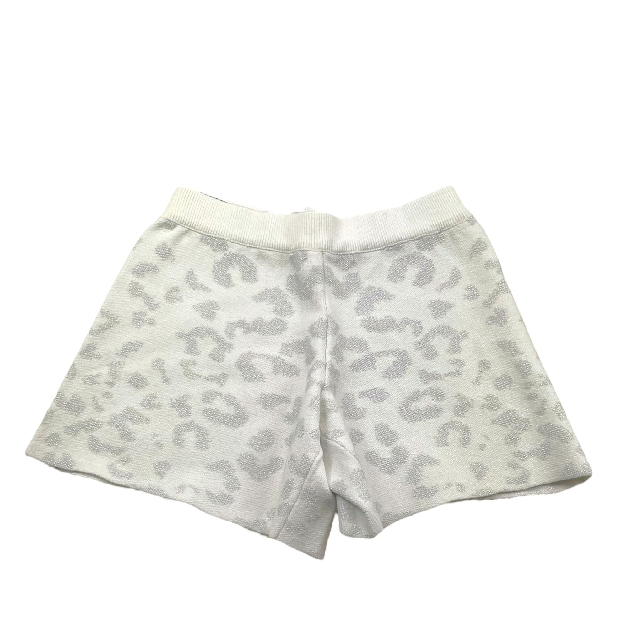 FUN & FUN short in maglia tinta unita con fantasia Bianco per Bambina FCBSO00135 BIANCO FUN & FUN