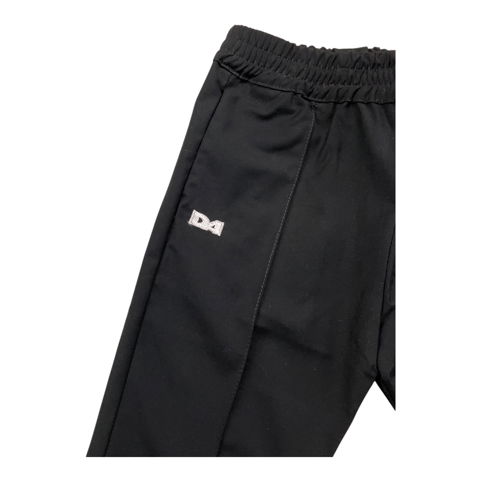 DANIELE ALESSANDRINI pantalone tinta unita con logo Nero per Neonato 1291P00043XX NERO DANIELE ALESSANDRINI
