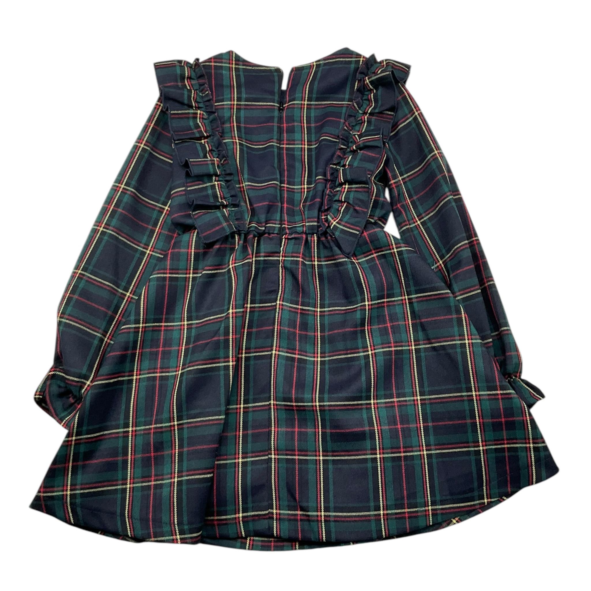 TRUSSARDI abito manica lunga stampa fantasia Blu per Bambina TGA25066 BLU TRUSSARDI