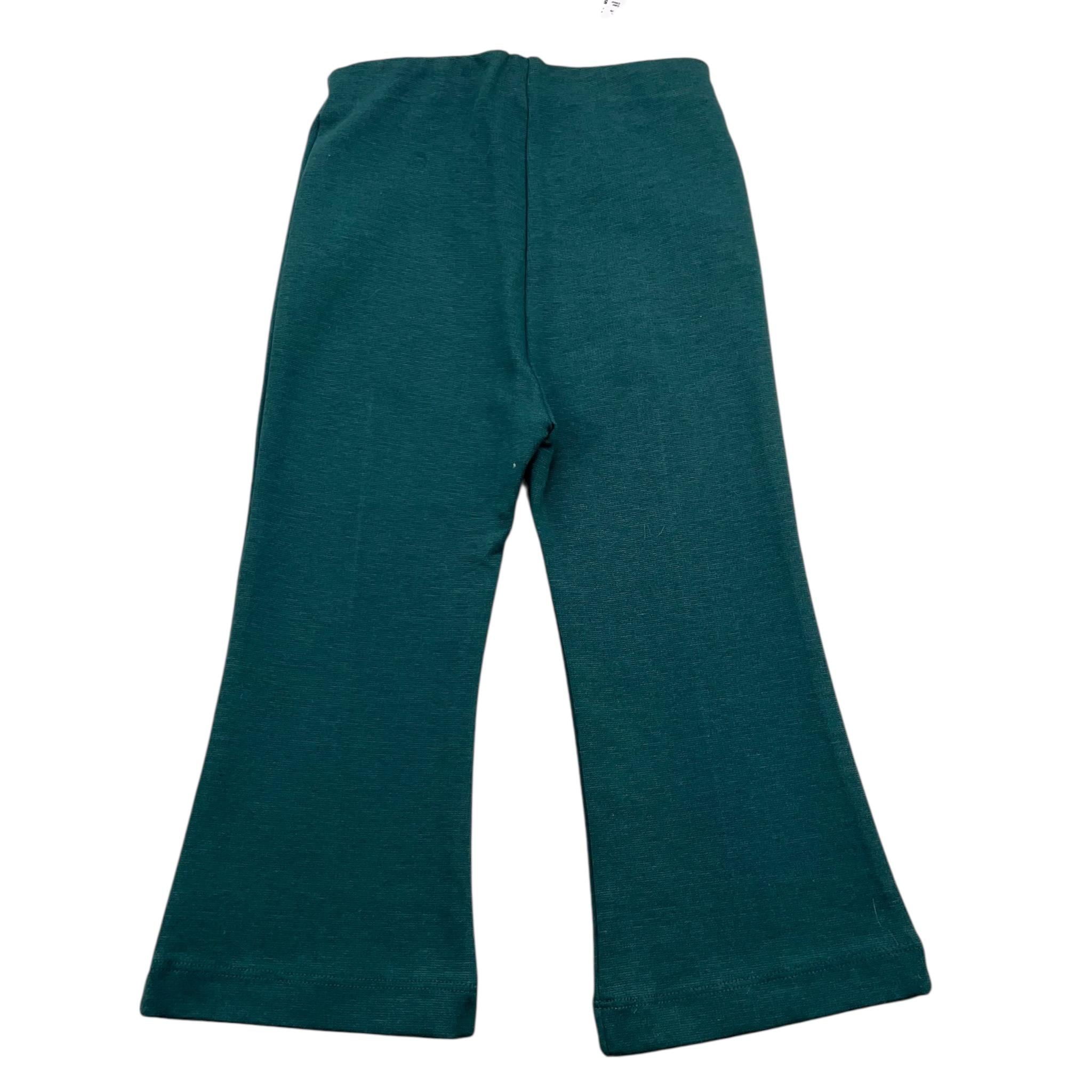 MAYORAL pantalone tinta unita modello zampa Verde per Neonata 2538 VERDE MAYORAL