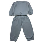 PLEASE completo 2 pezzi felpa-pantalone tinta unita Azzurro per Neonata KT25042G65 AZZURRO PLEASE