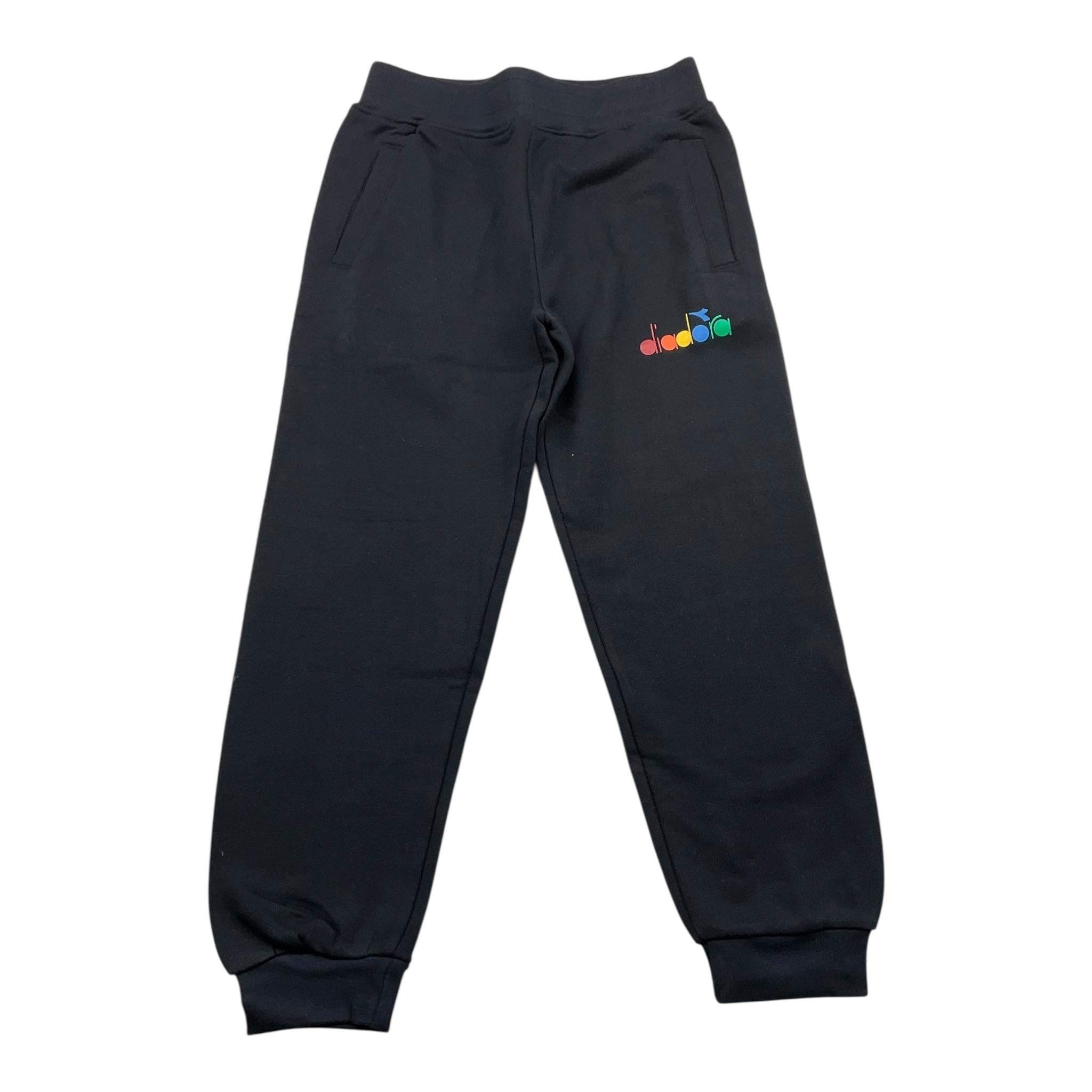 DIADORA completo 2 pezzi felpa-pantalone bicolore Nero/panna per Bambino F4DIBBTP088 NERO/PANNA DIADORA