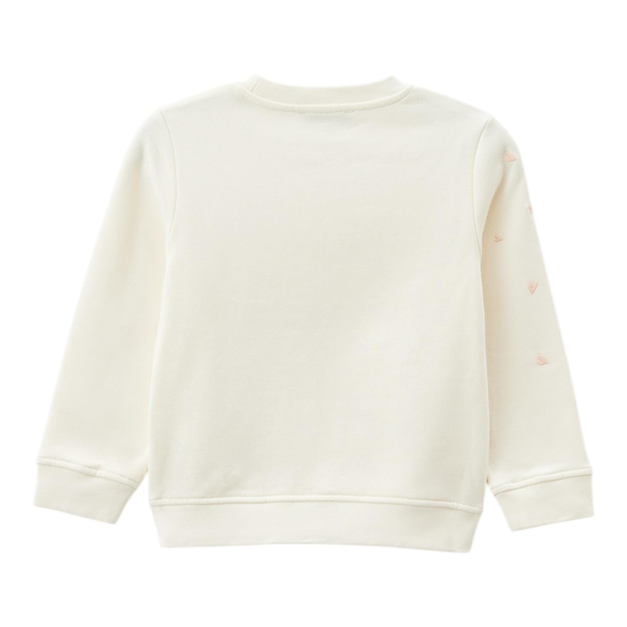 STELLA McCARTNEY felpa chiusa girocollo tinta unita Panna per Neonata TV4A80 PANNA STELLA McCARTNEY