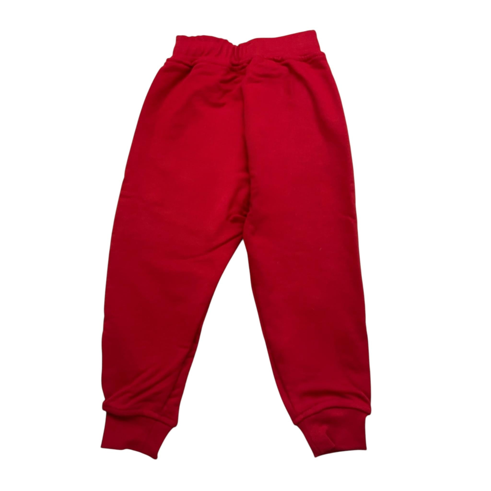MOUSSE pantalone tinta unita modello tuta con stampa Rosso per Neonato HKPG371RN ROSSO MOUSSE