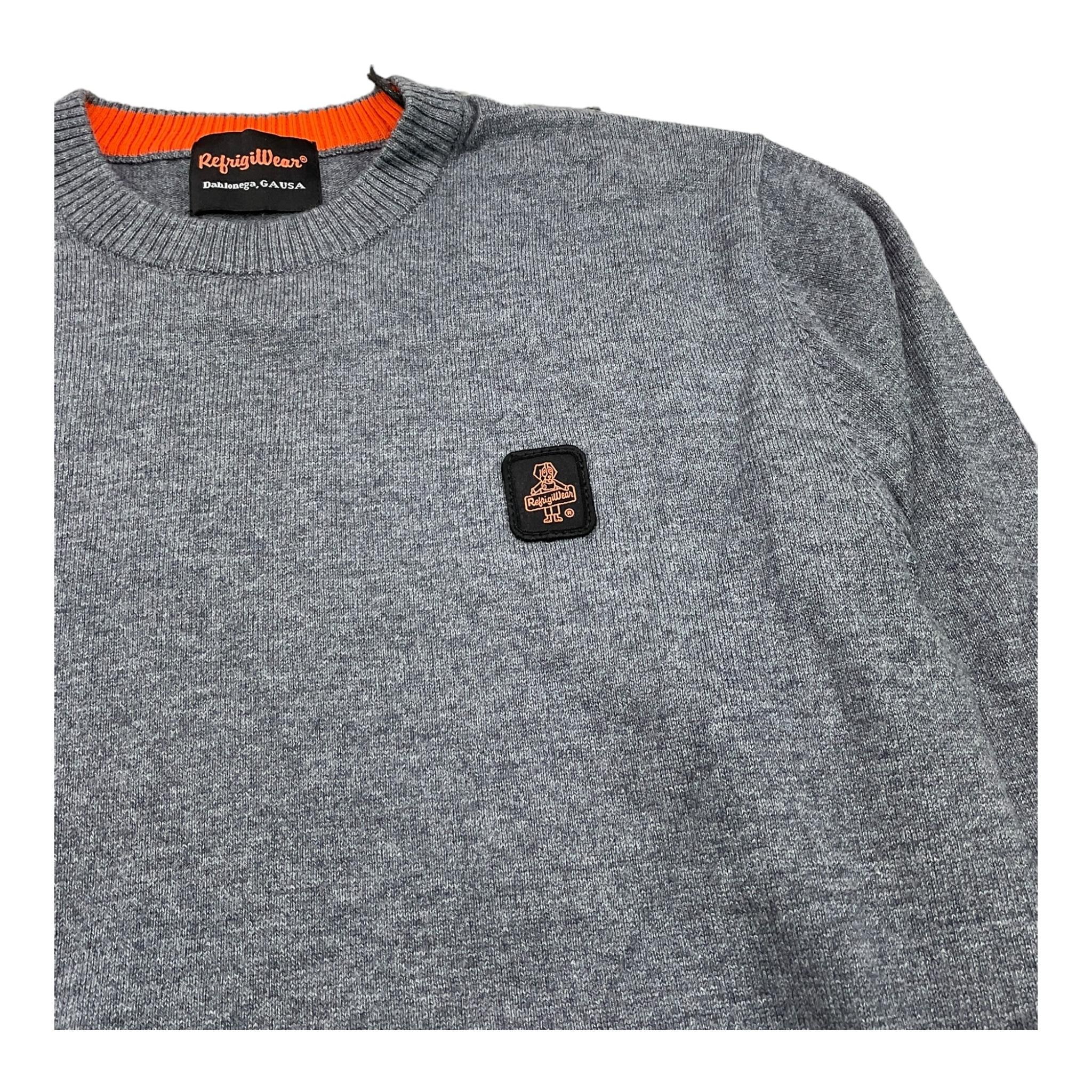 REFRIGIWEAR maglia girocollo tinta unita Grigio per Bambino RW749 GRIGIO REFRIGIWEAR