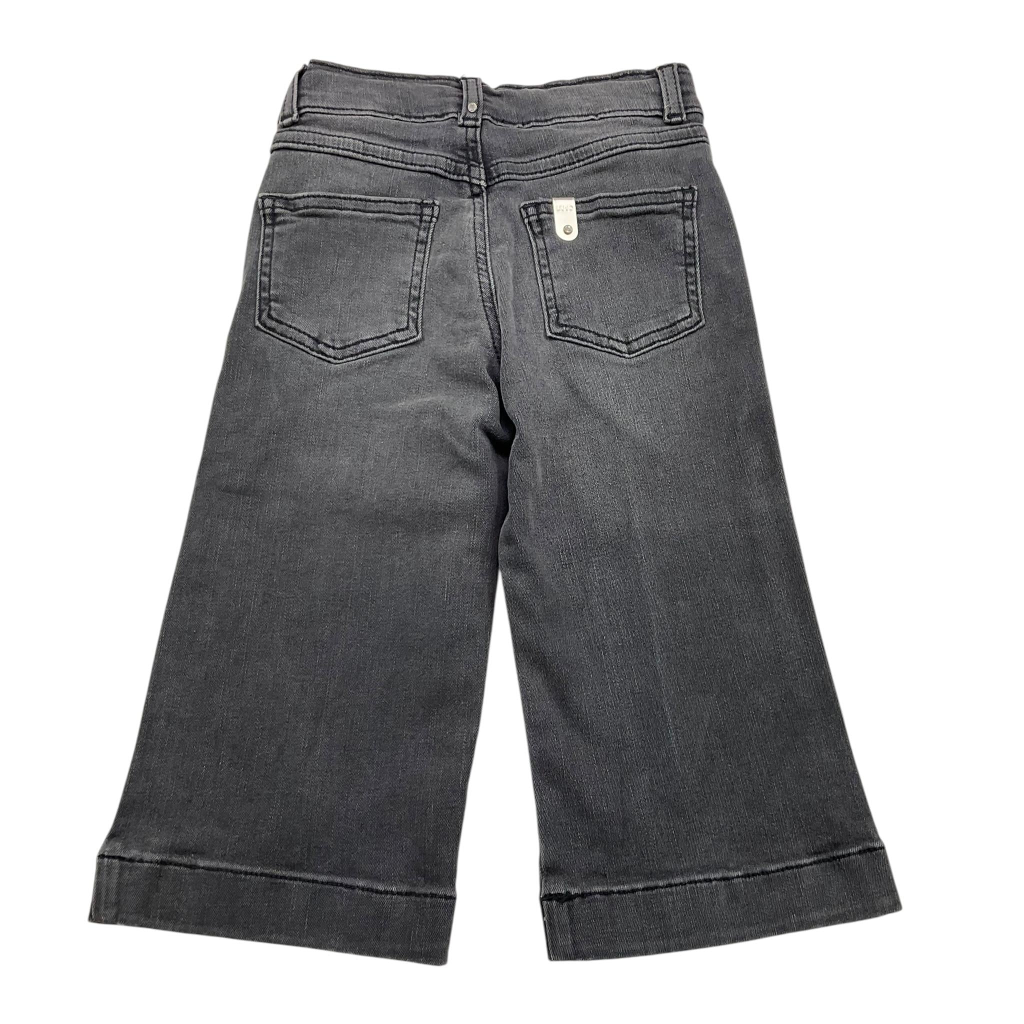 LIU JO jeans tinta unita modello palazo Nero per Neonata KF4079 NERO LIU JO