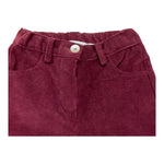 PER TE pantalone tinta unita in velluto modello zampa Bordeaux per Bambina 44208 BORDEAUX PER TE