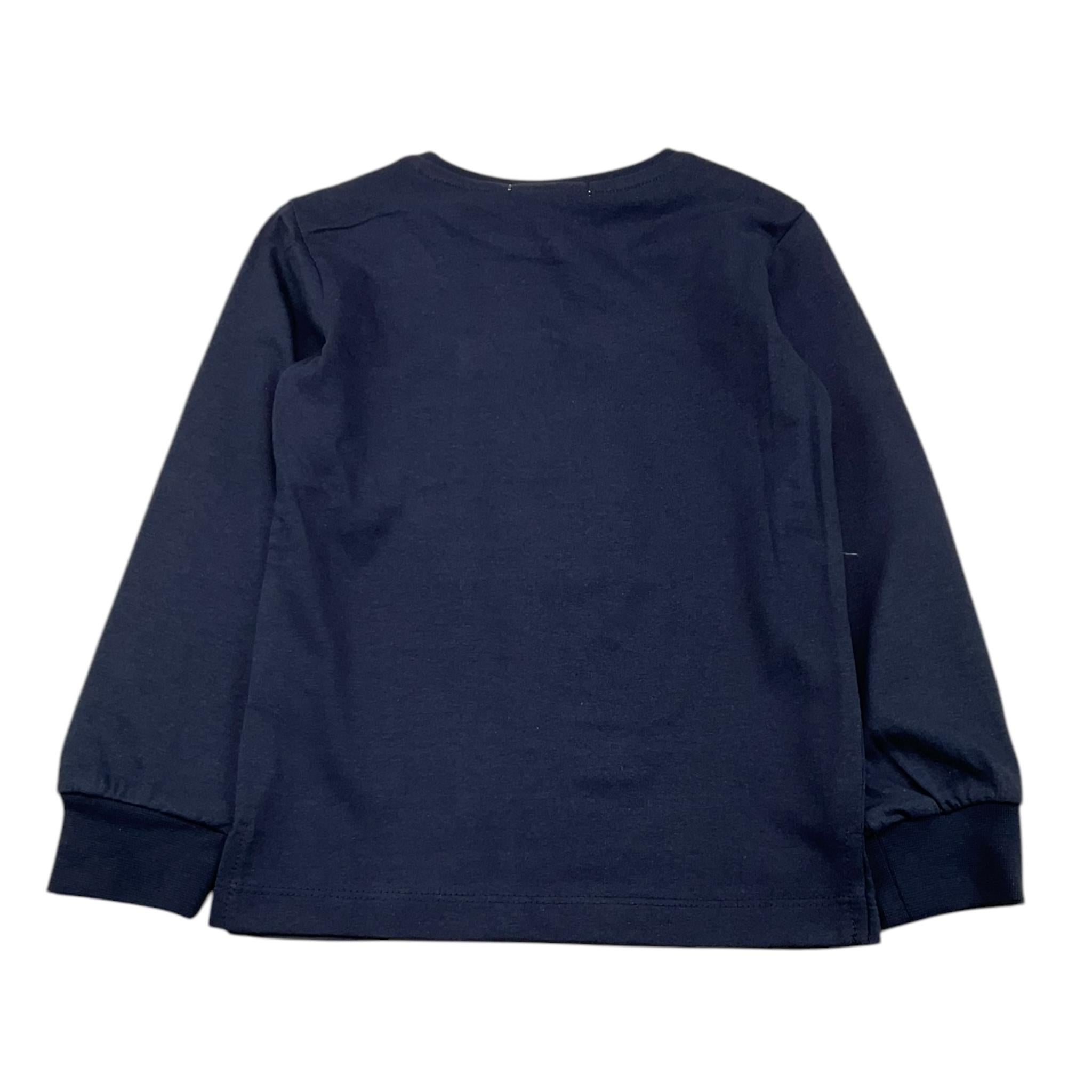 SIVIGLIA shirt girocollo tinta unita con stampa Blu per Bambino SVNTS00517J BLU SIVIGLIA